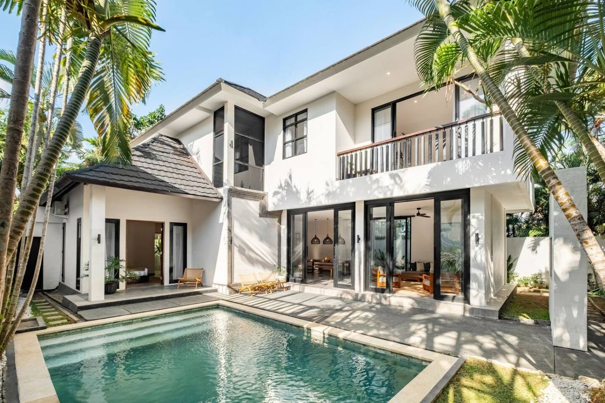 Cozy 4BR Family & Group Villa Canggu, 7-mins Beach — private pool villa in Canggu, Bali
