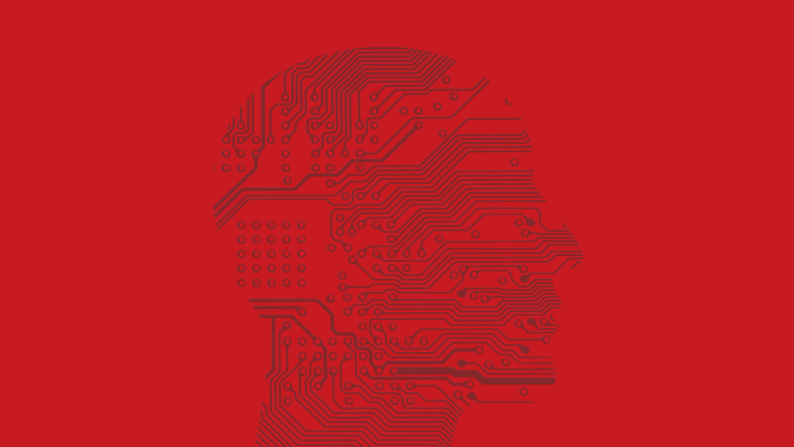 Circuit-board profile illustrating edge AI and cloud AI for IoT products