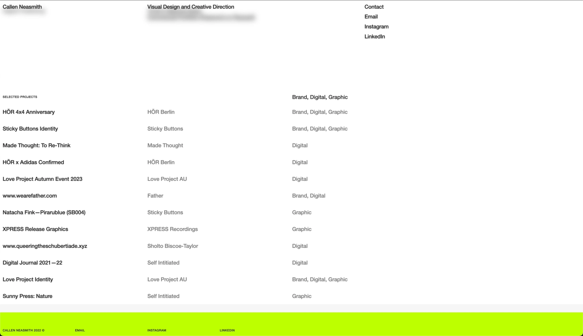 Contact nav