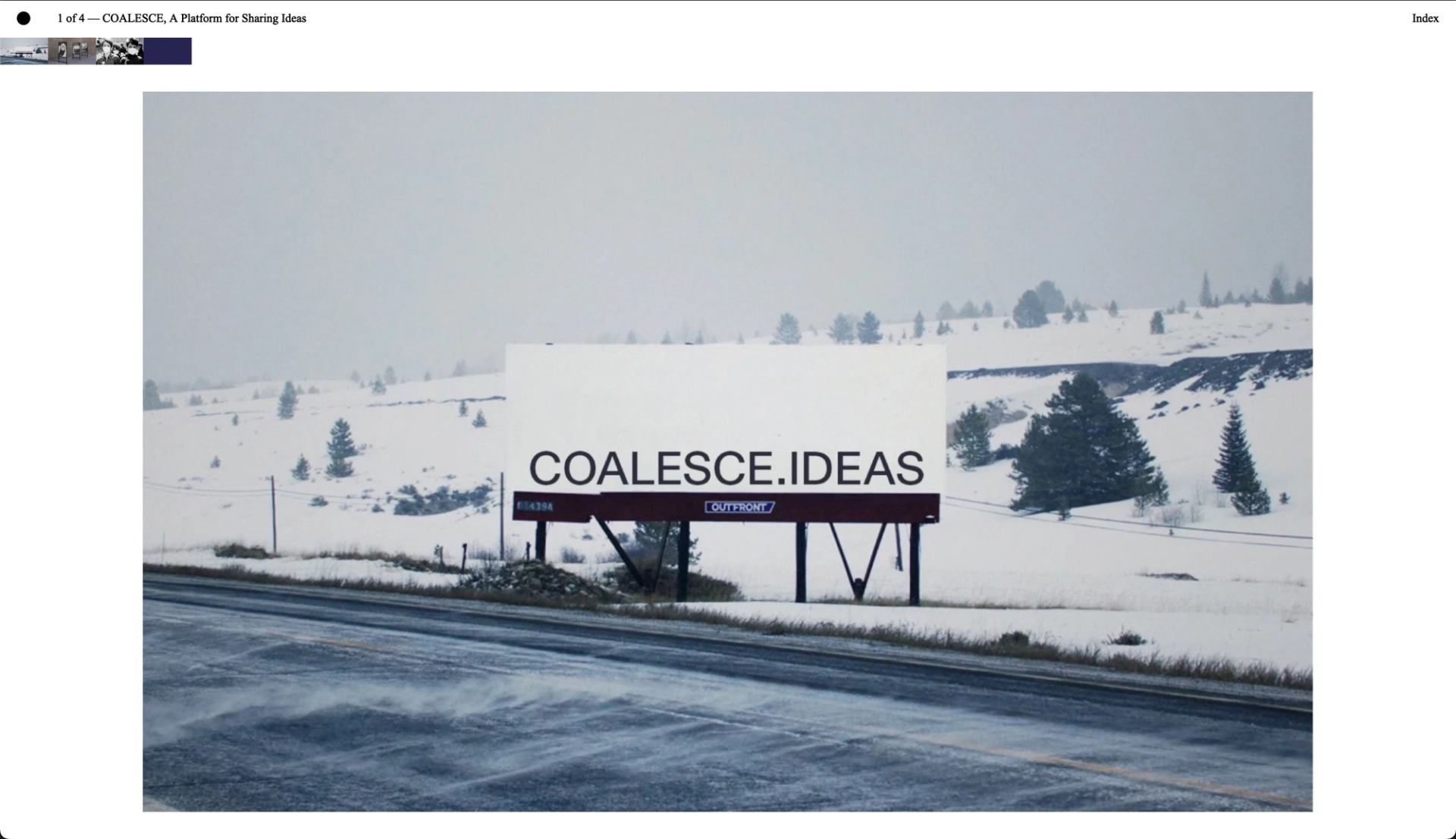 Coalesce ideas billboard