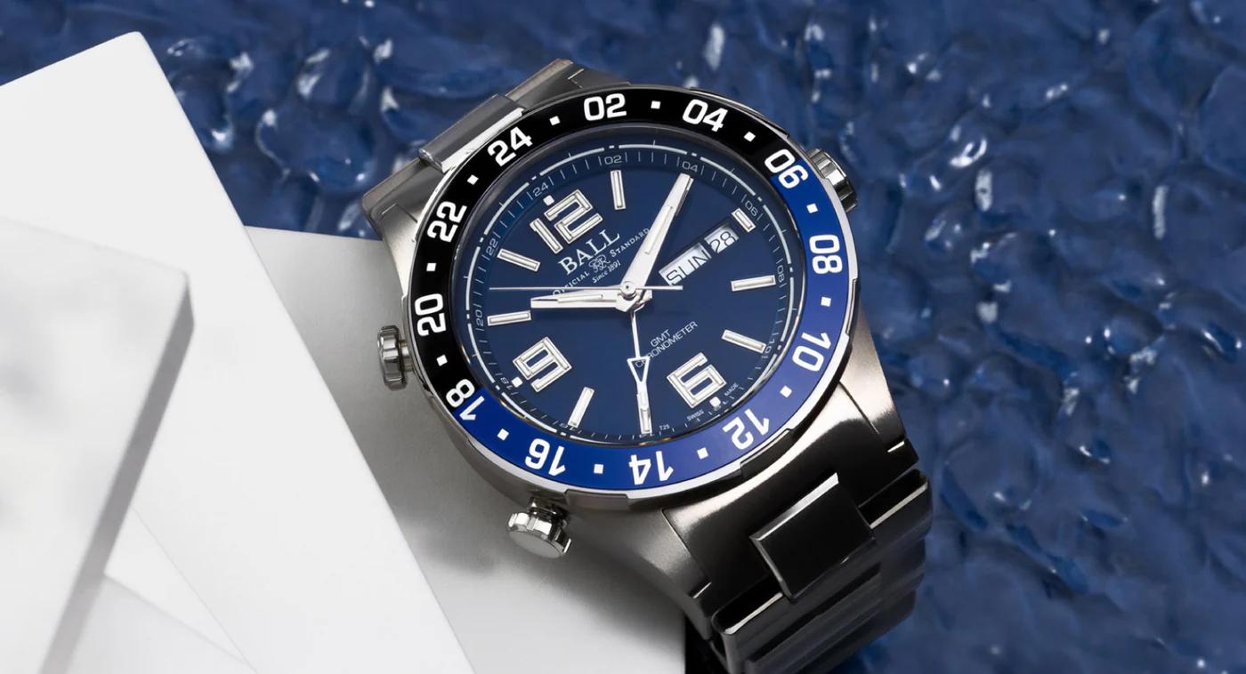 Ball Watch-Blue & Black Bezel (Bruce Wayne) Blue Dial