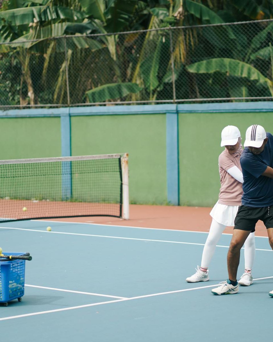 Private tennis instruction