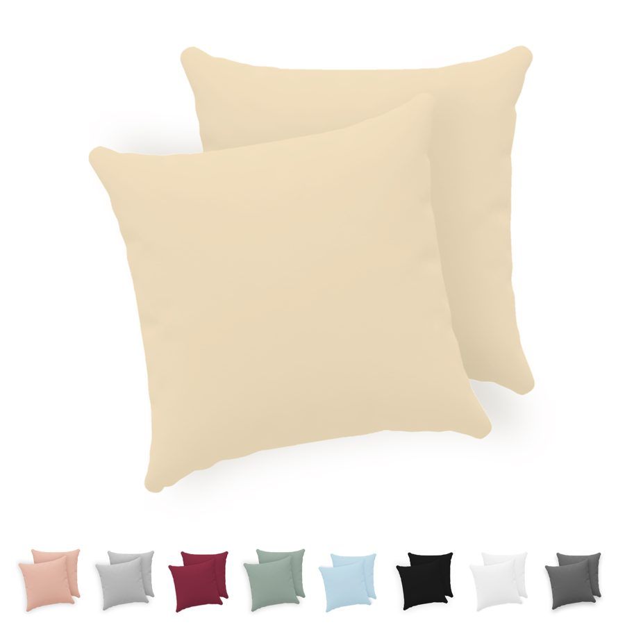 Cotton pillowcase — Beige