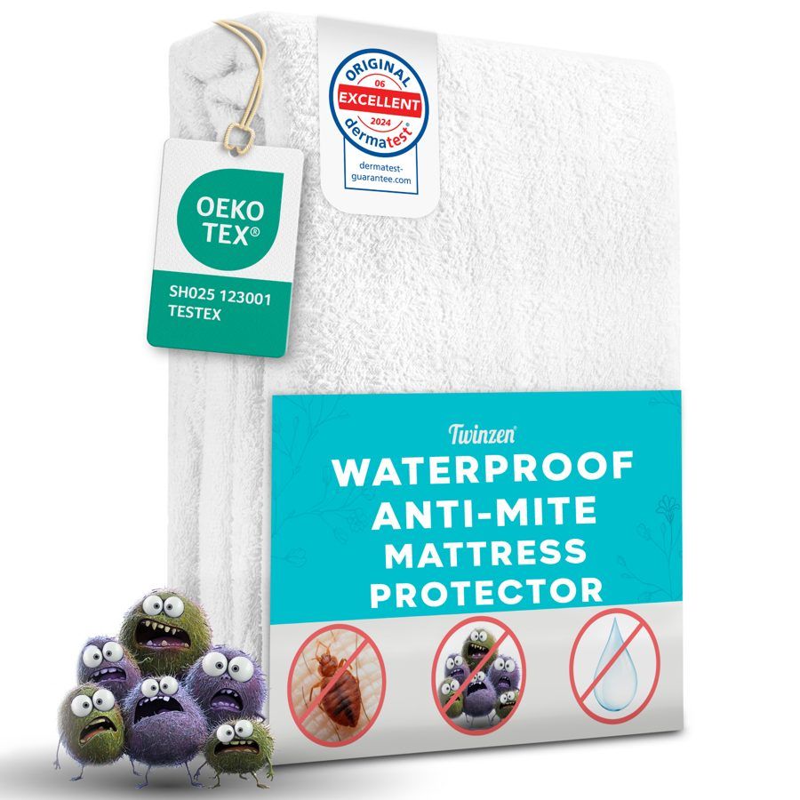 Waterproof mattress encasement