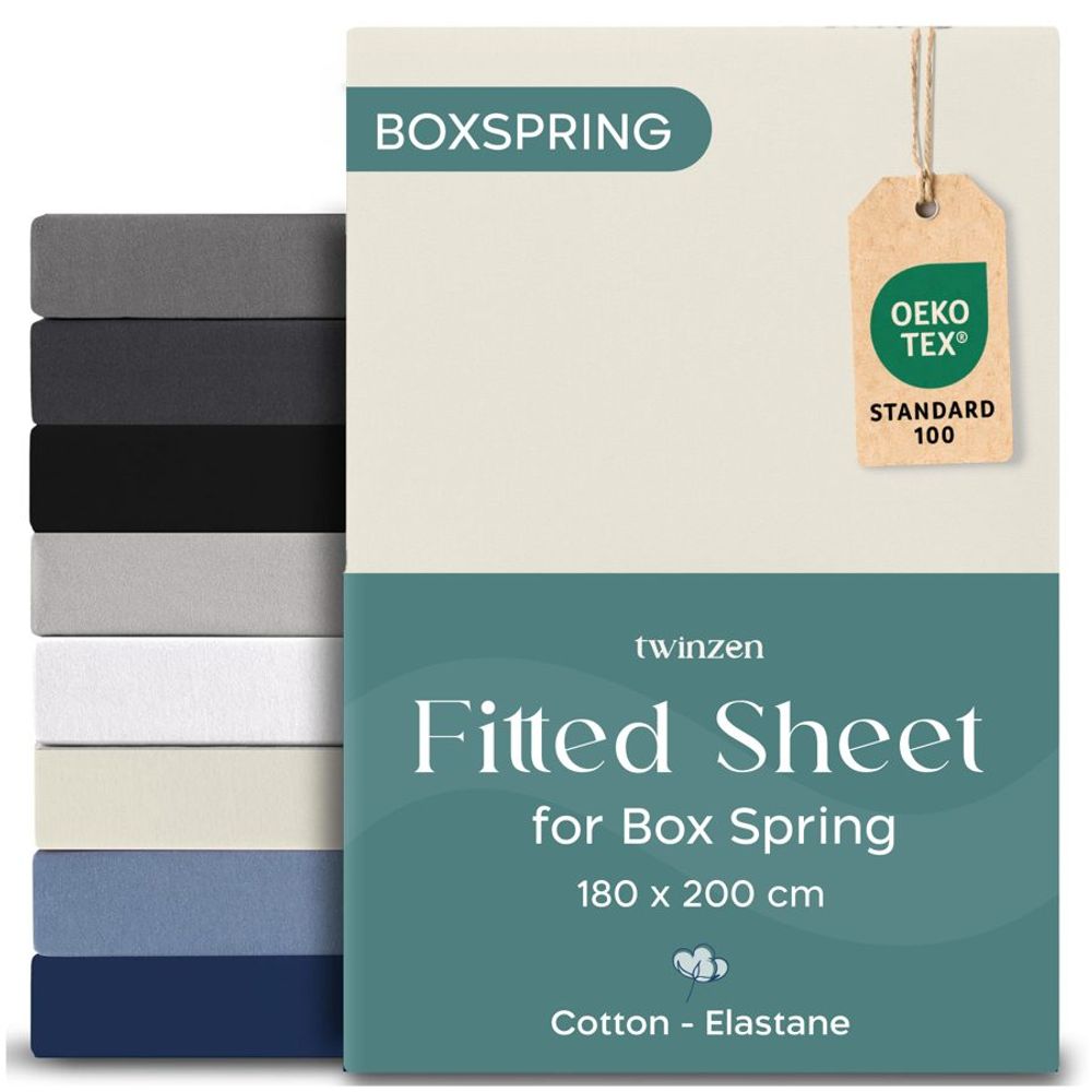Boxspring & topper fitted sheet