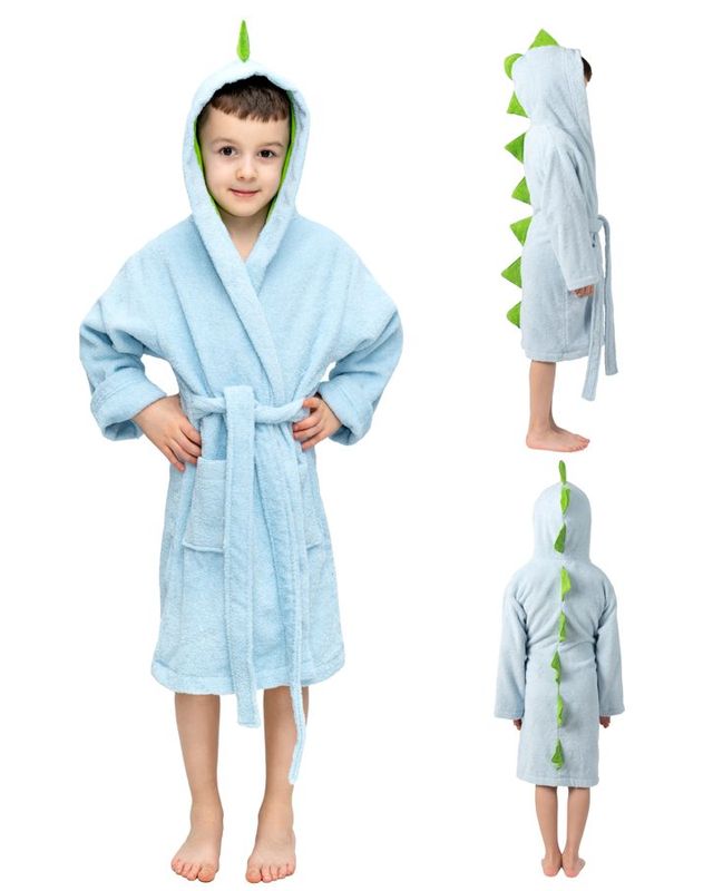 Kids' patterned bathrobe — Dino