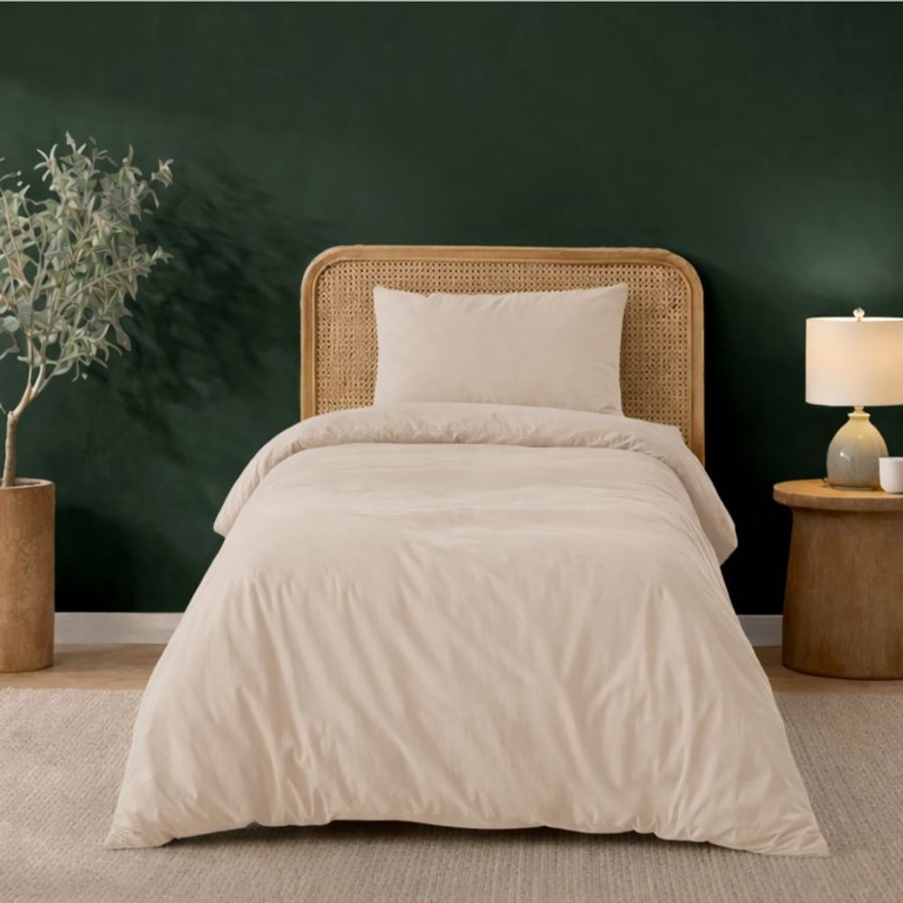 Microfibre duvet set