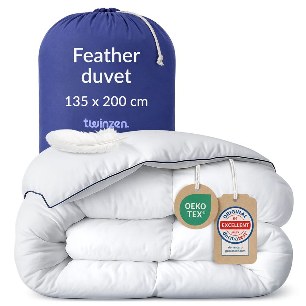 Feather duvet
