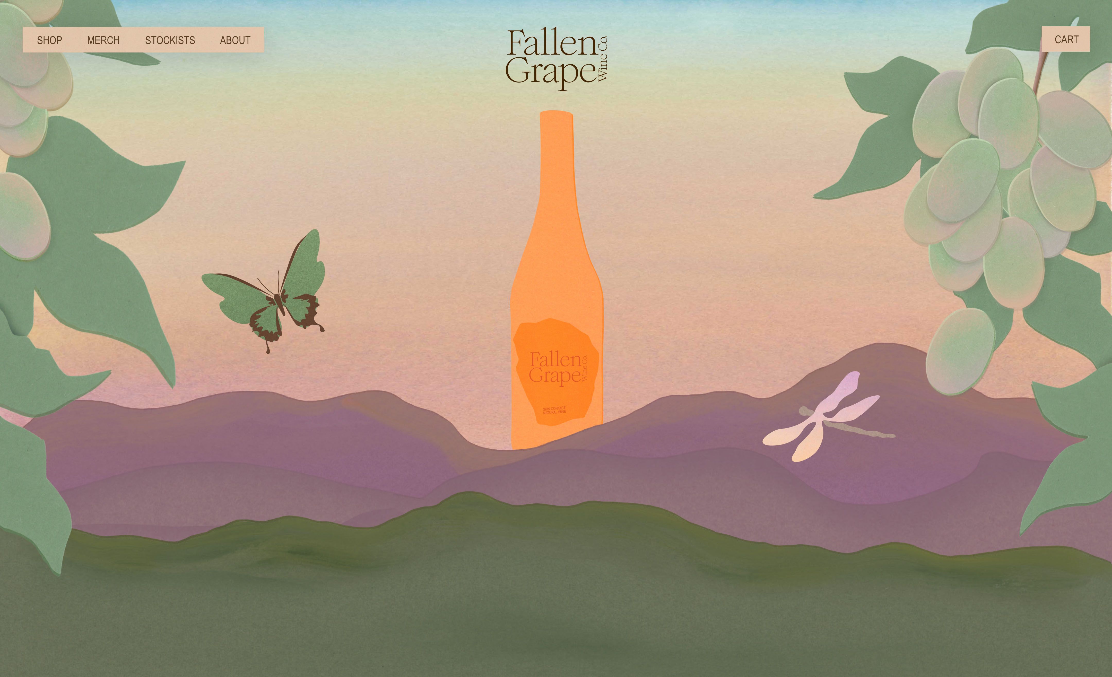 Sarah Bachman — Fallen Grape Wine Co. - Cover