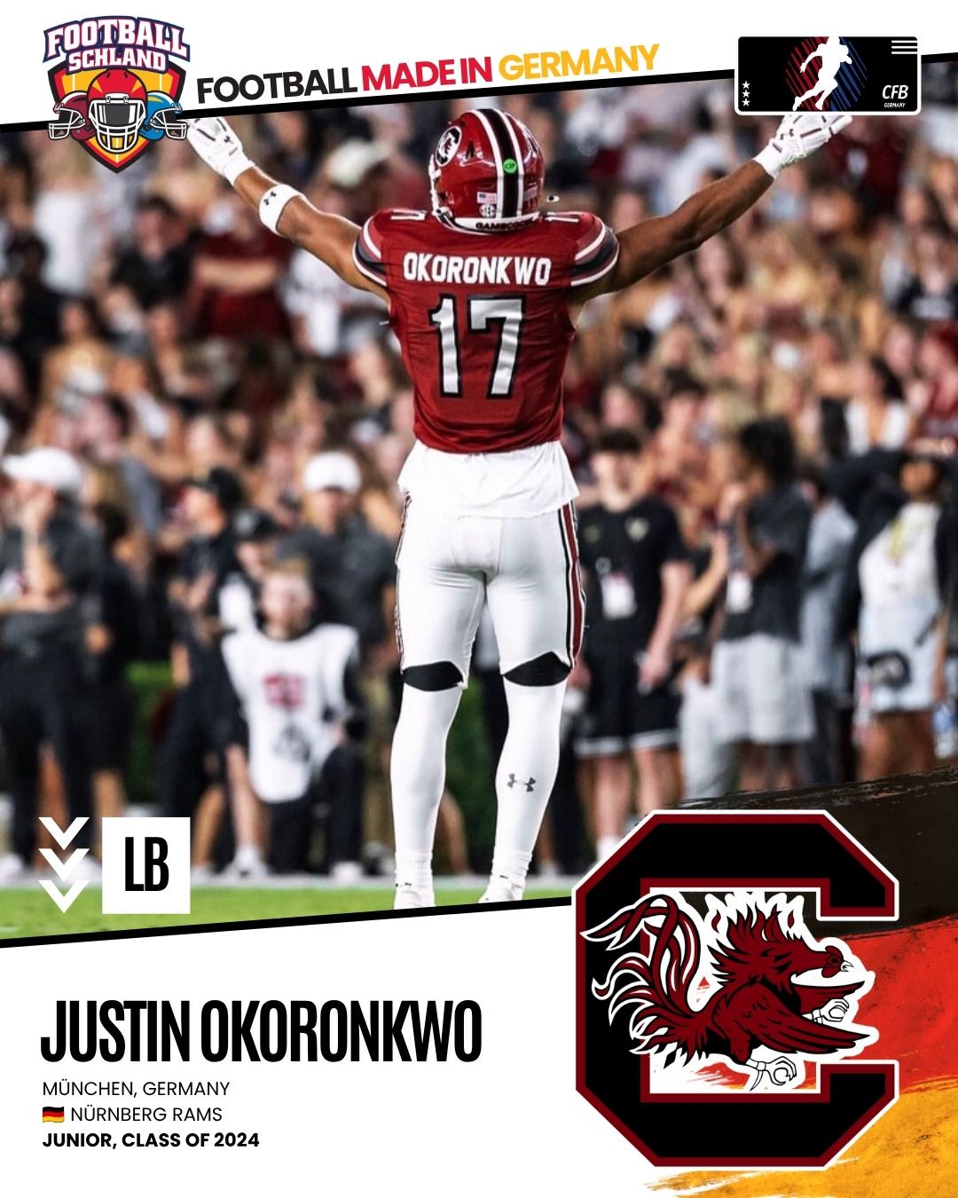 Justin Okoronkwo Spielerkarte