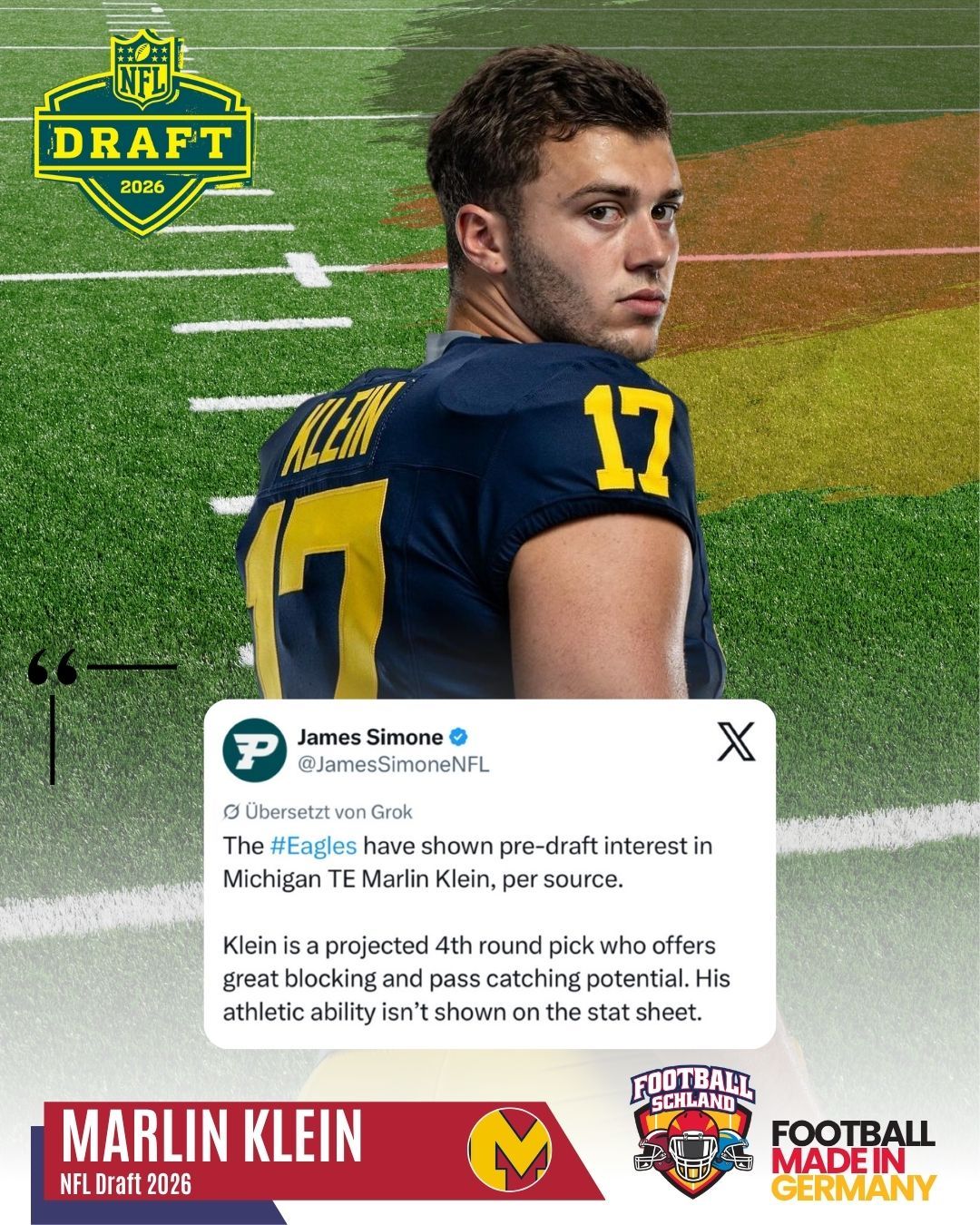 Marlin Klein Spielerkarte