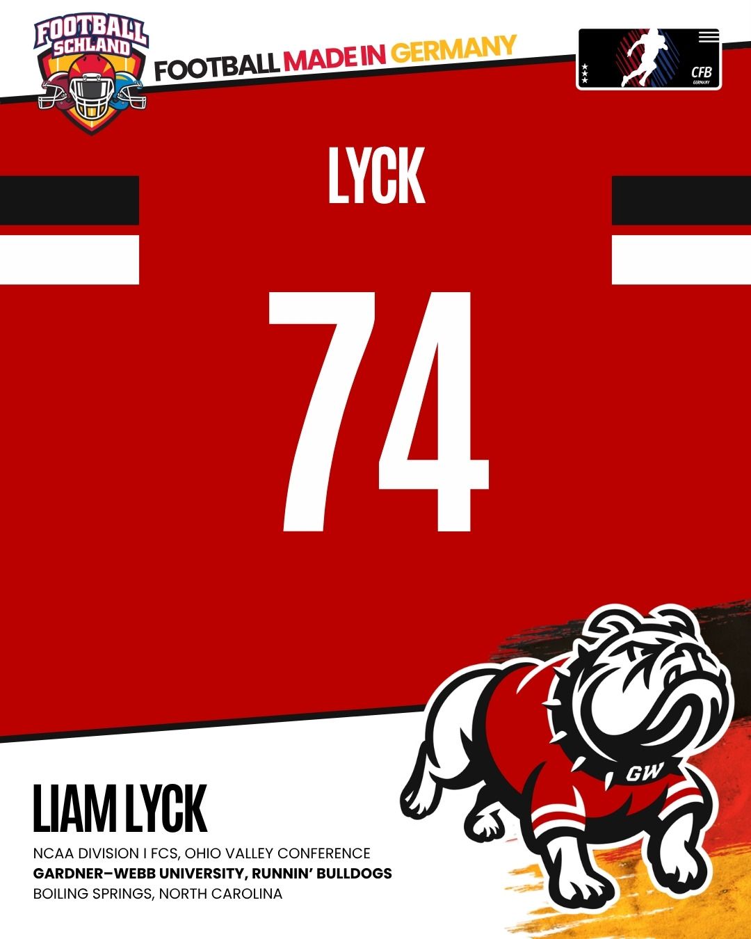 Liam Lyck Spielerkarte