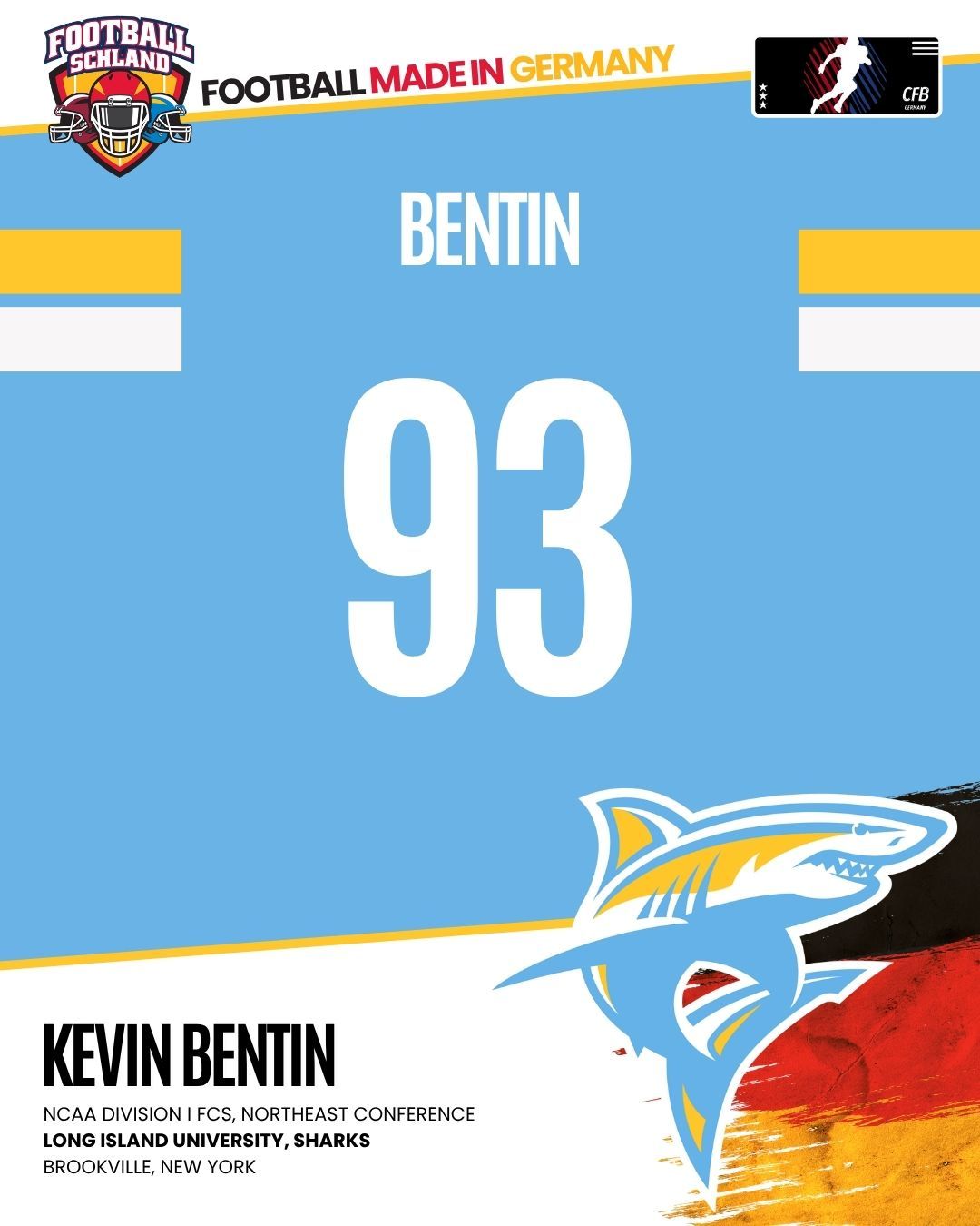 Kevin Bentin Spielerkarte