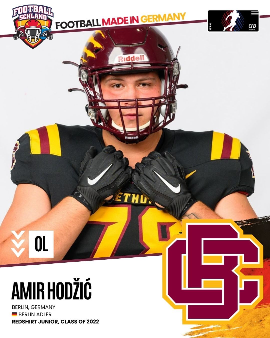 Amir Hodžić Spielerkarte