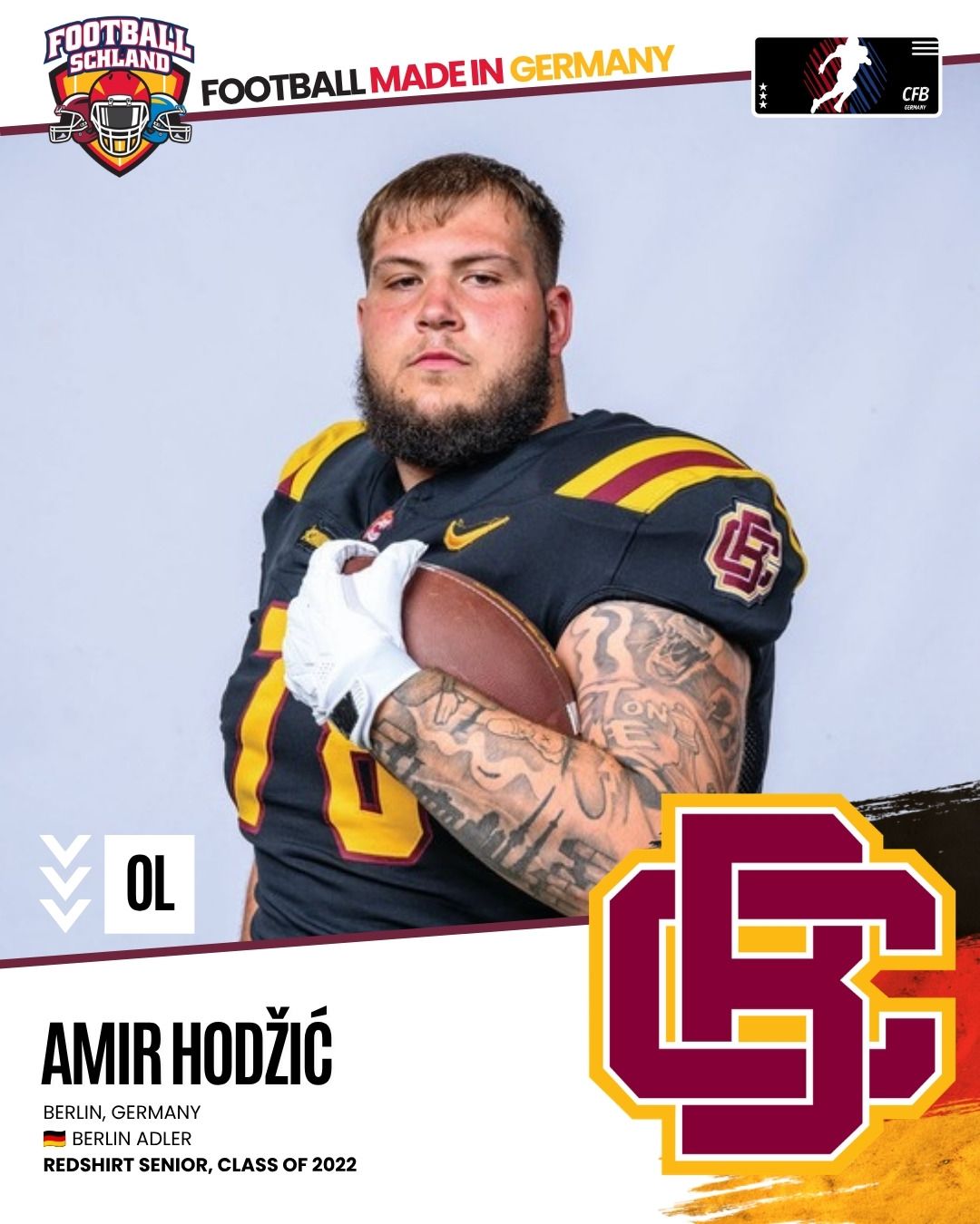 Amir Hodžić Spielerkarte