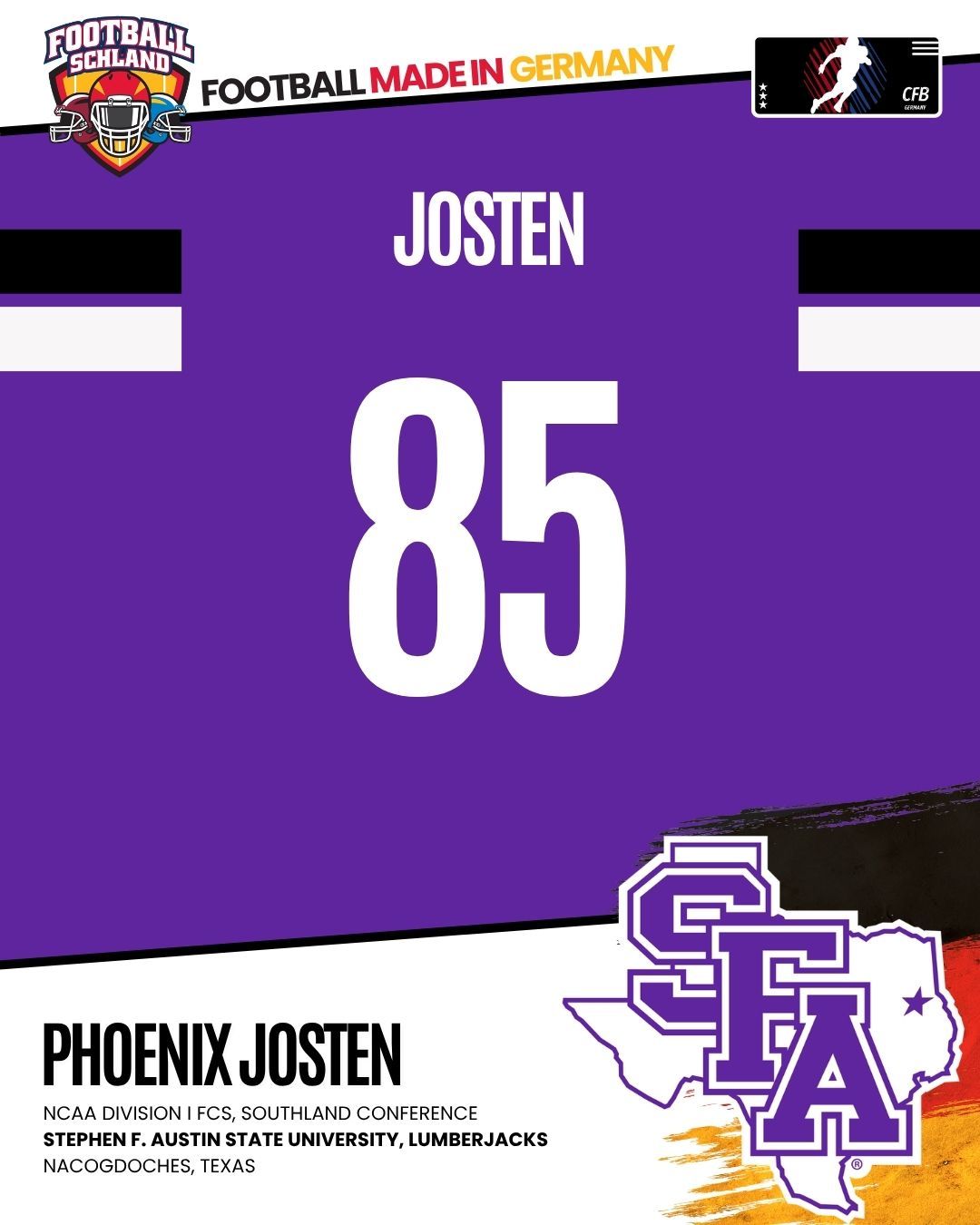 Phoenix Josten Spielerkarte