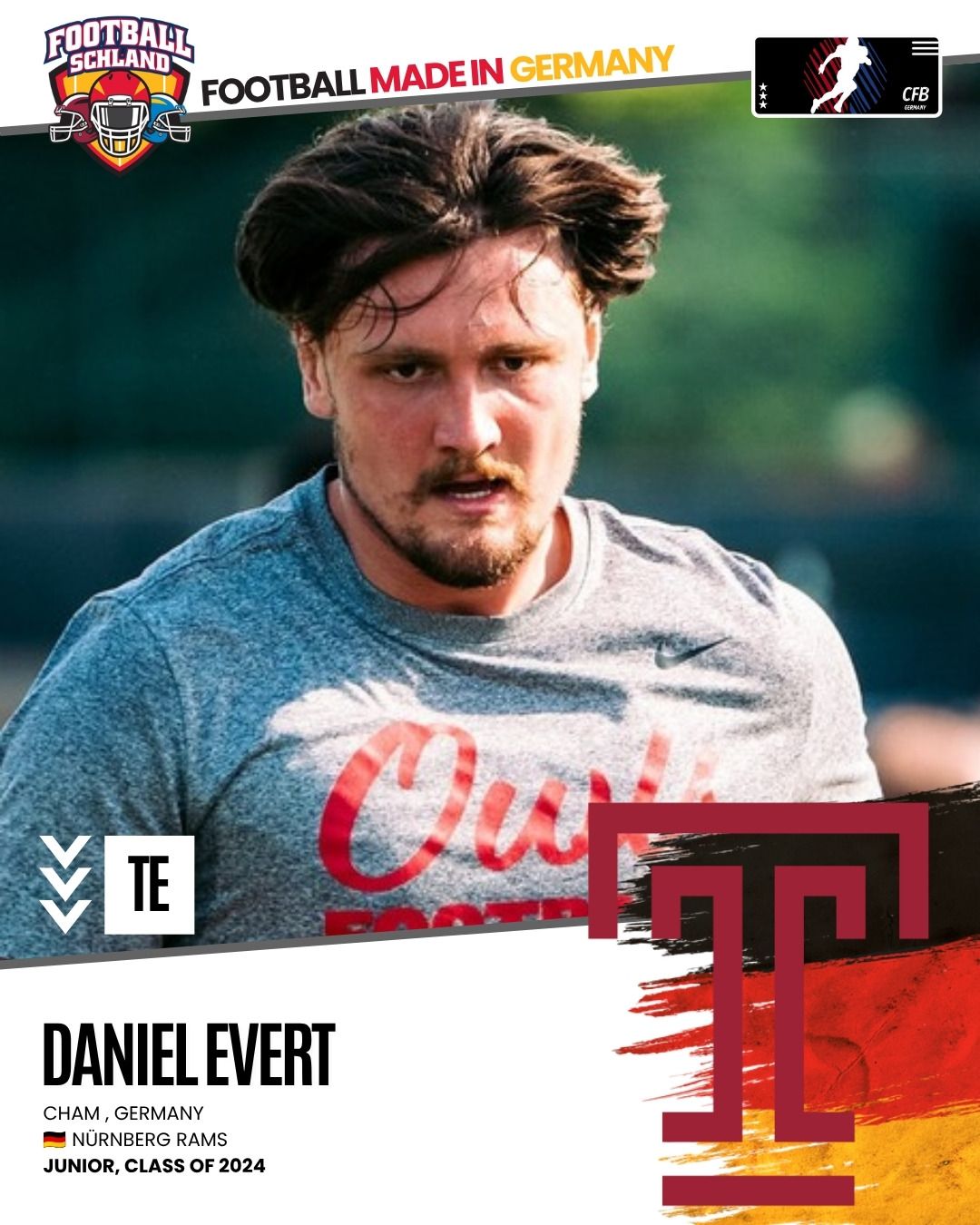 Daniel Evert Spielerkarte
