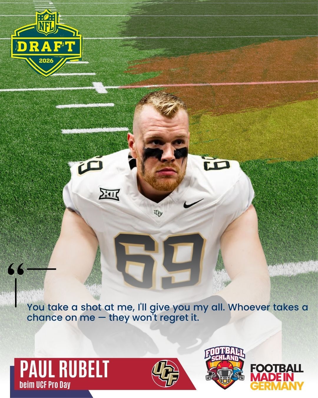 Paul Rubelt Spielerkarte