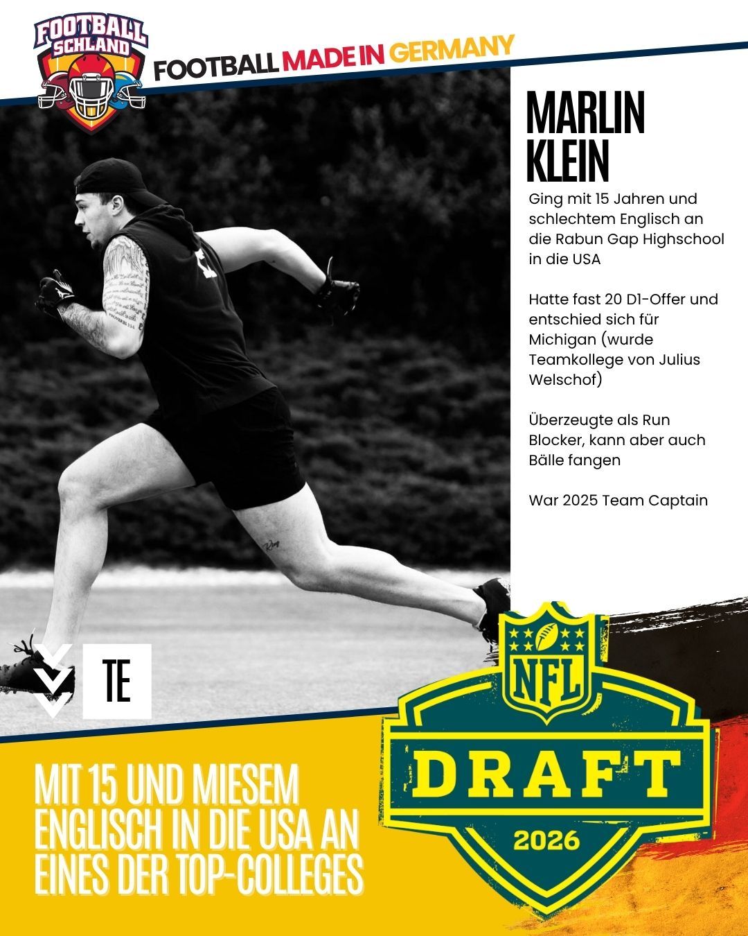 Marlin Klein Spielerkarte