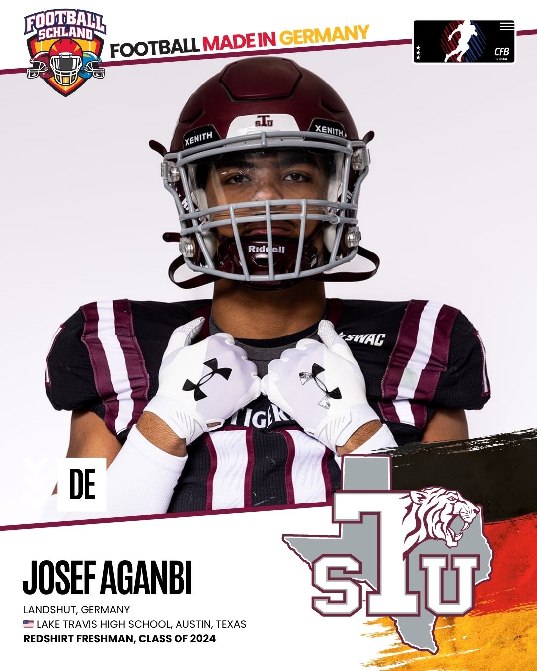 Josef Aganbi Spielerkarte