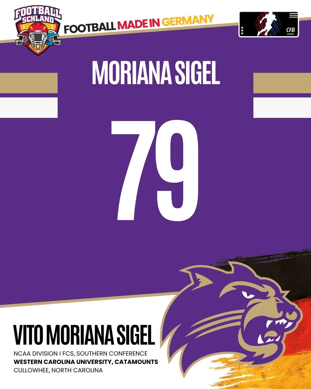 Vito Moriana Sigel Spielerkarte