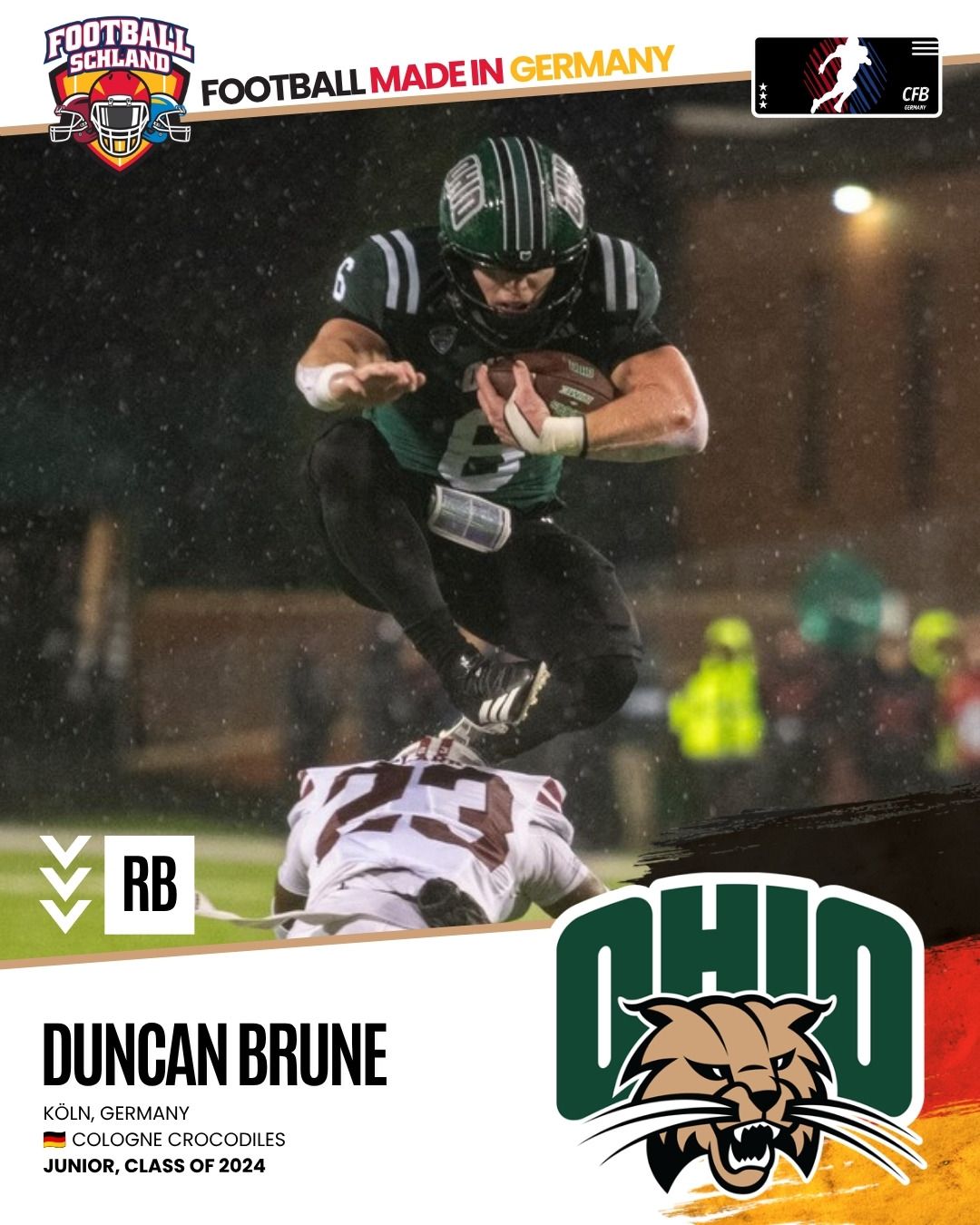 Duncan Brune Spielerkarte