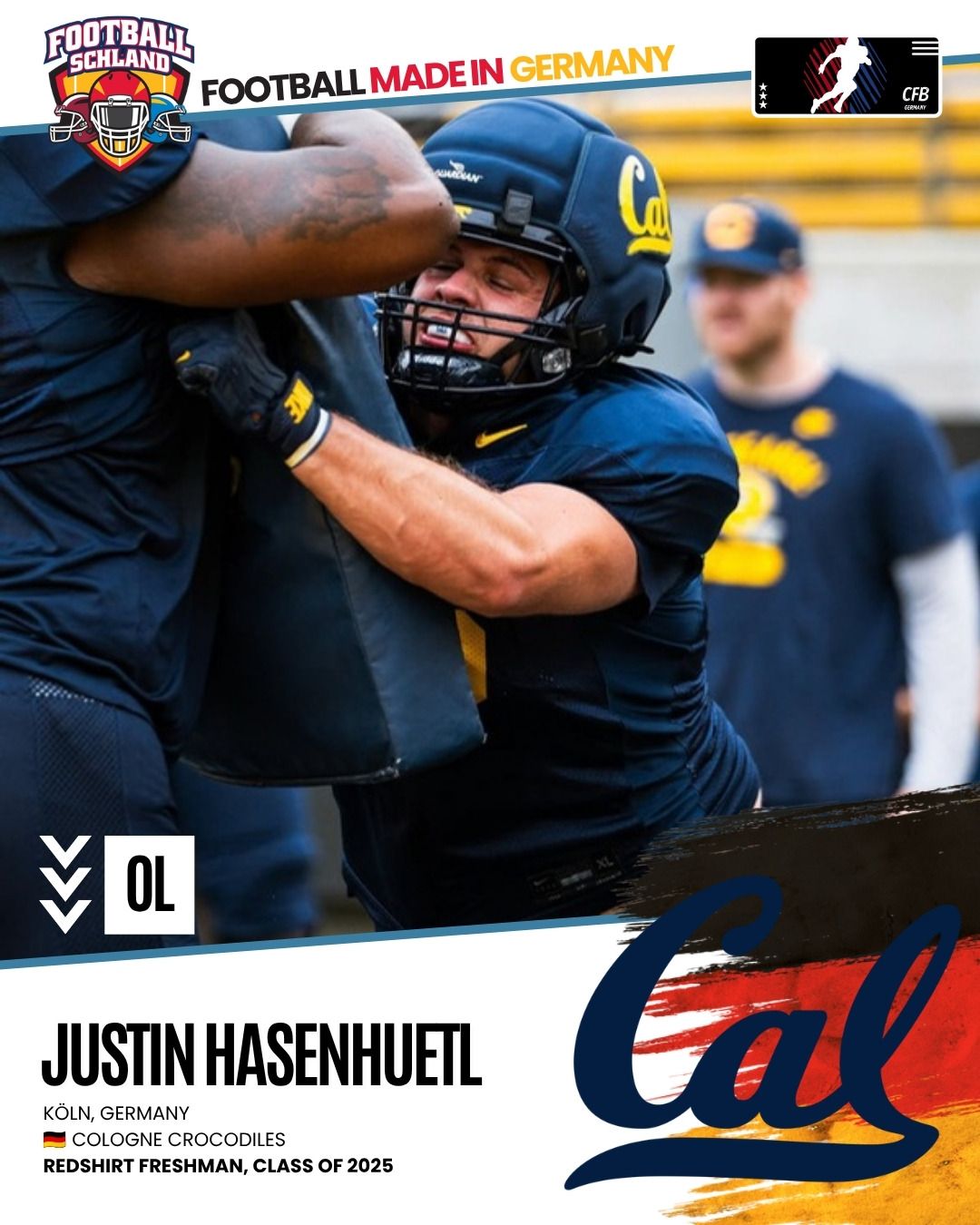 Justin Hasenhuetl Spielerkarte