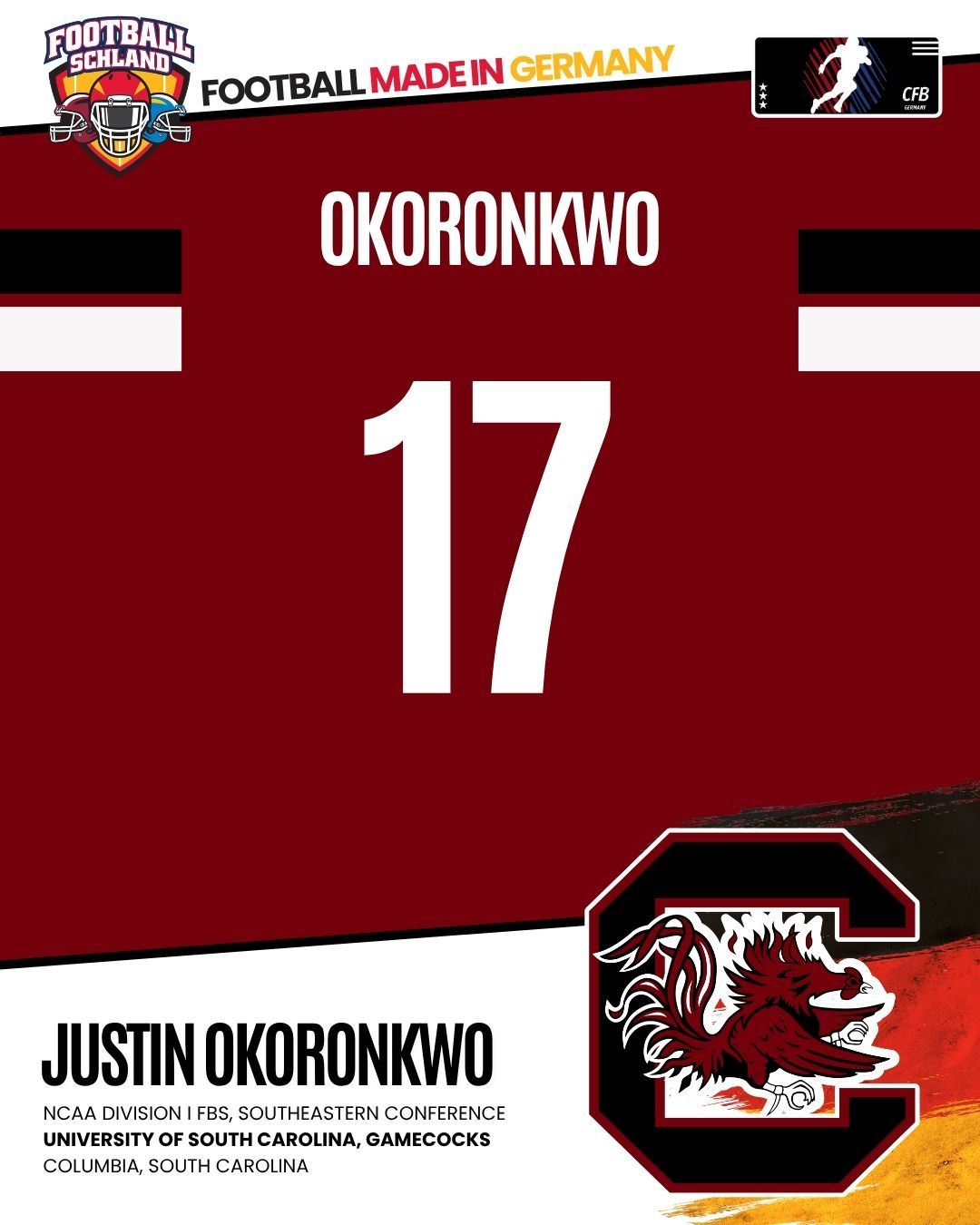 Justin Okoronkwo Spielerkarte