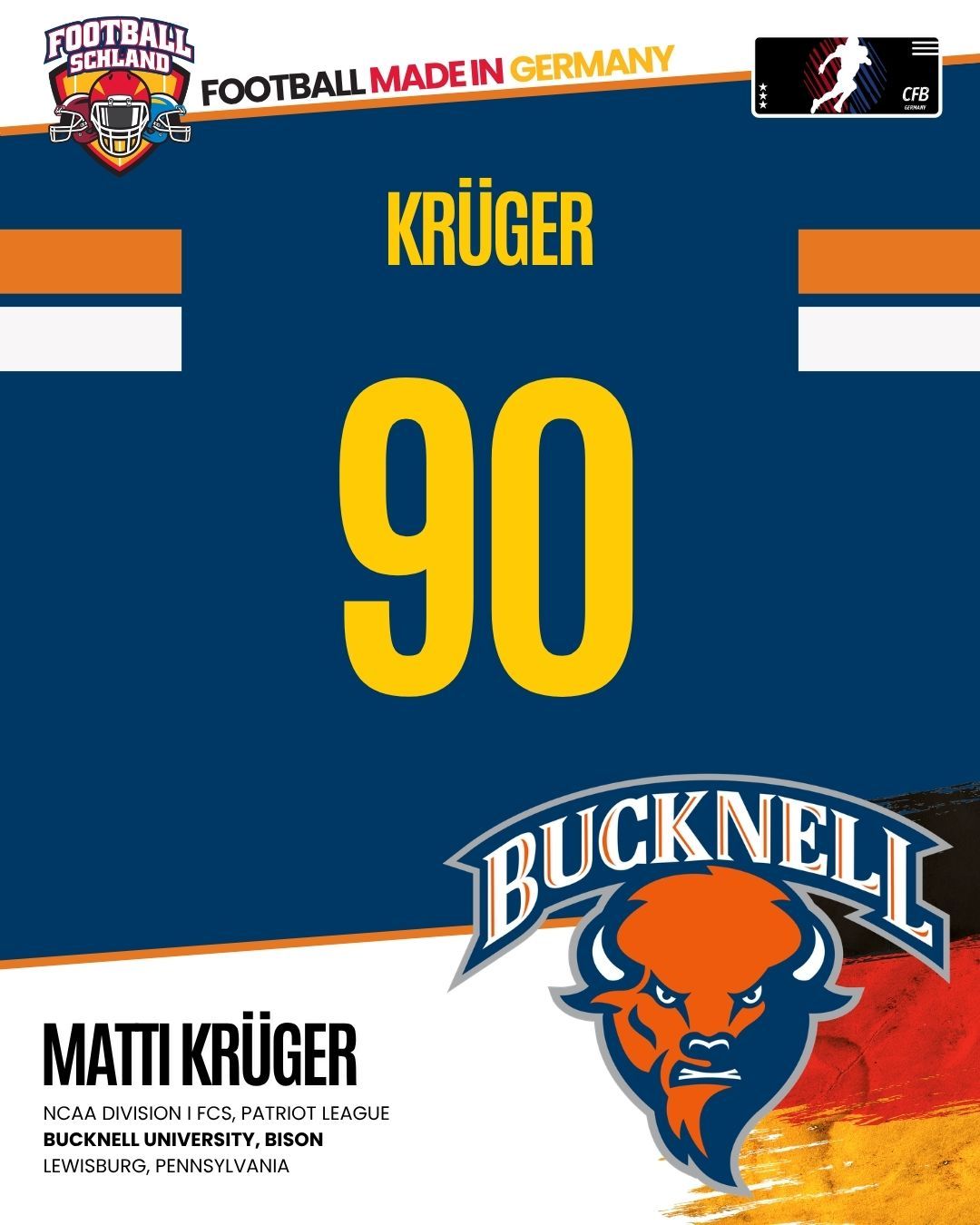 Matti Krüger Spielerkarte