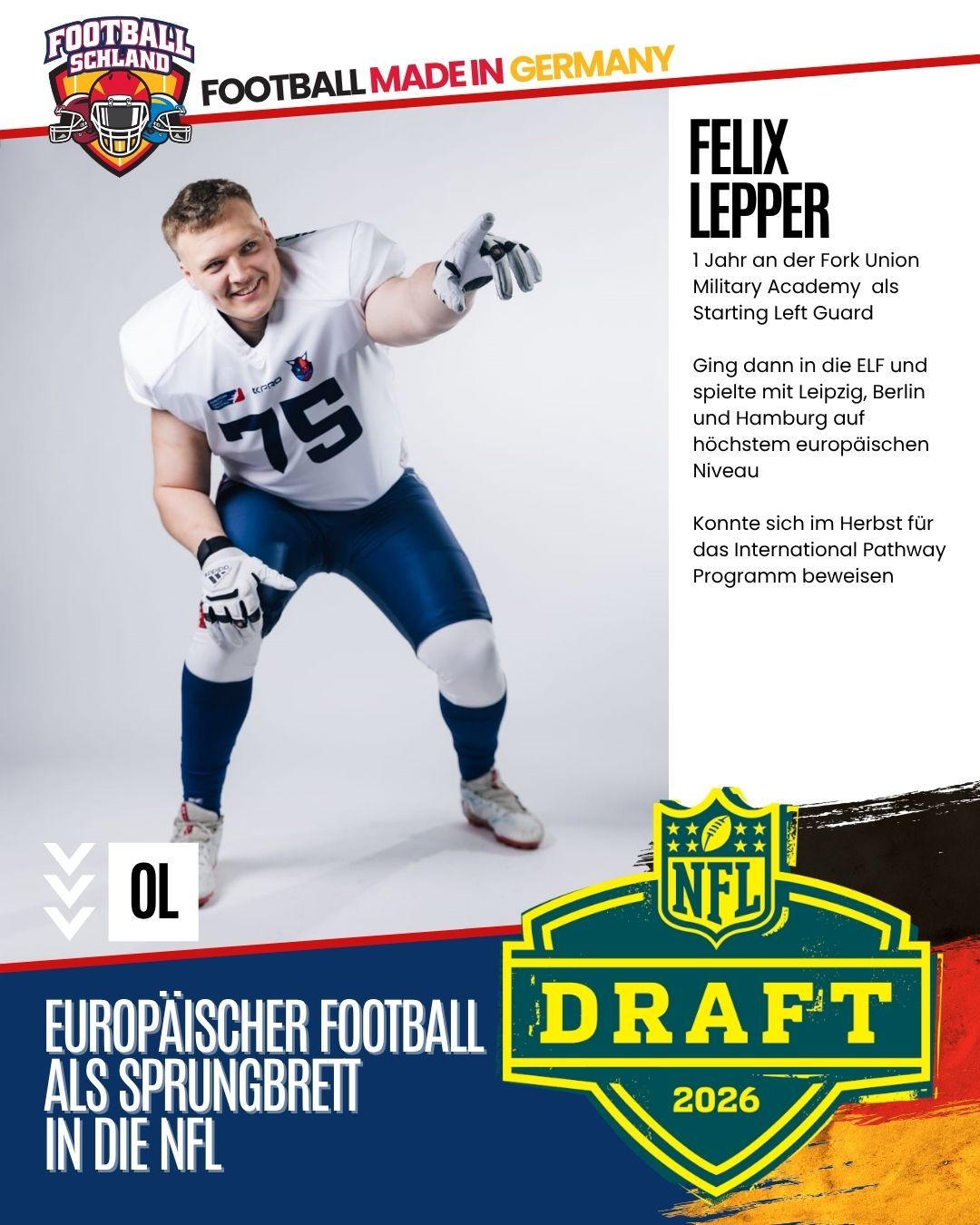 Felix Lepper Spielerkarte