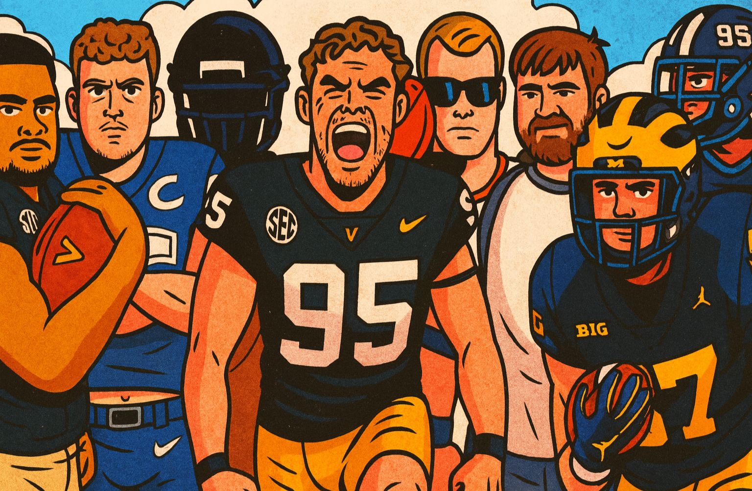 Deutsche Talente im American Football - D1 Colleges Saison 2025