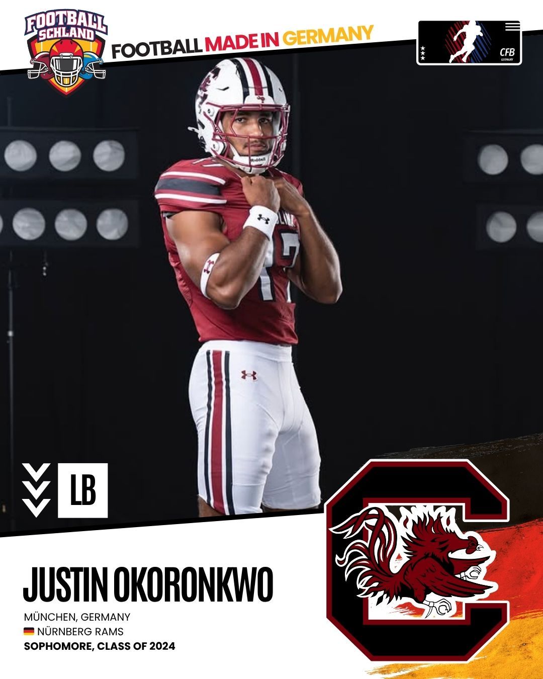 Justin Okoronkwo Spielerkarte