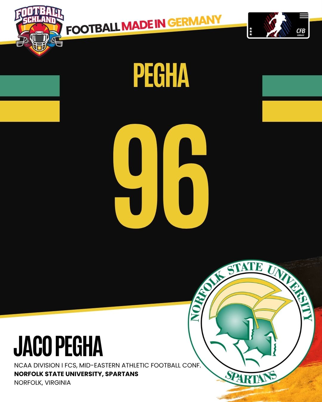 Jaco Pegha Spielerkarte