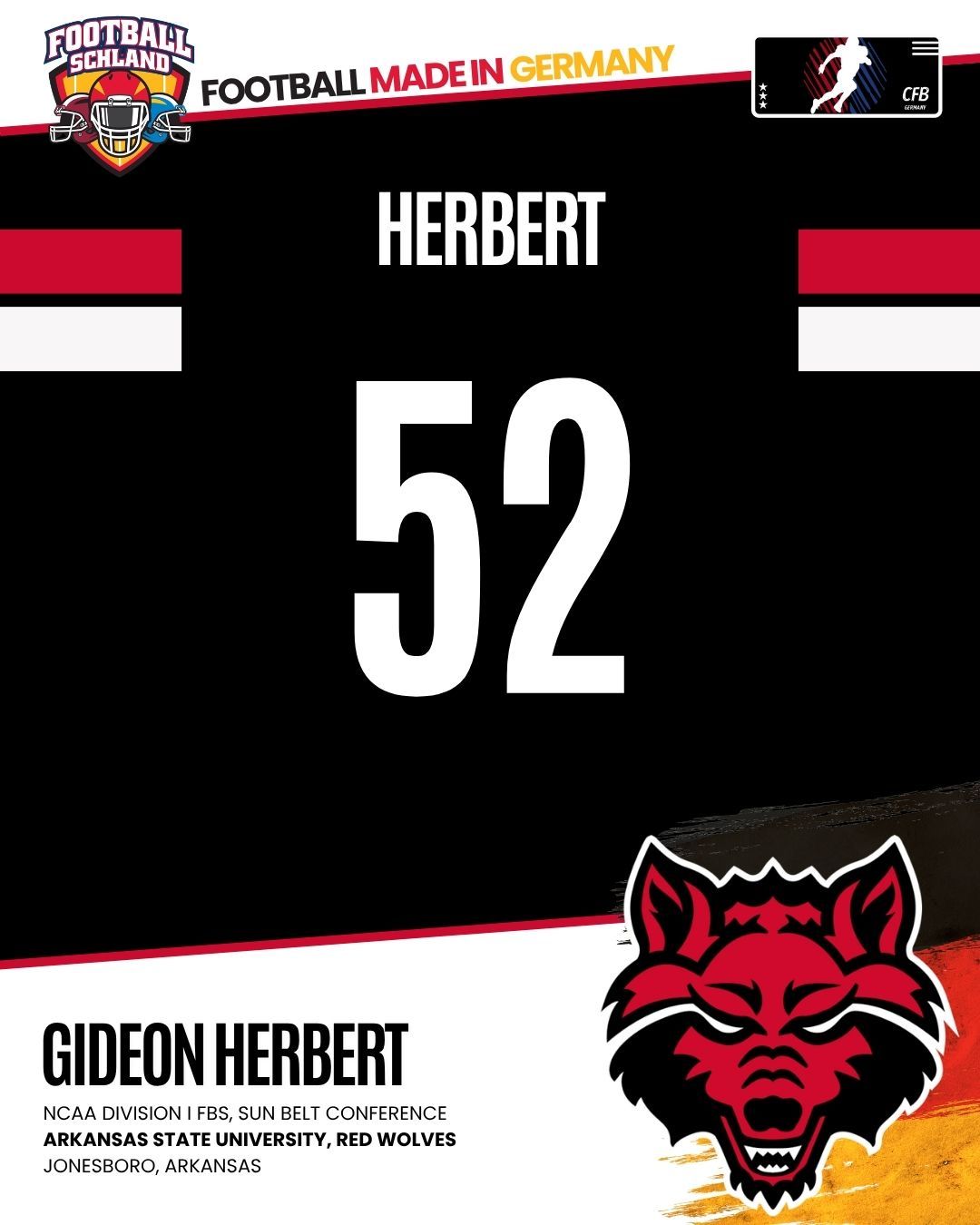 Gideon Herbert Spielerkarte