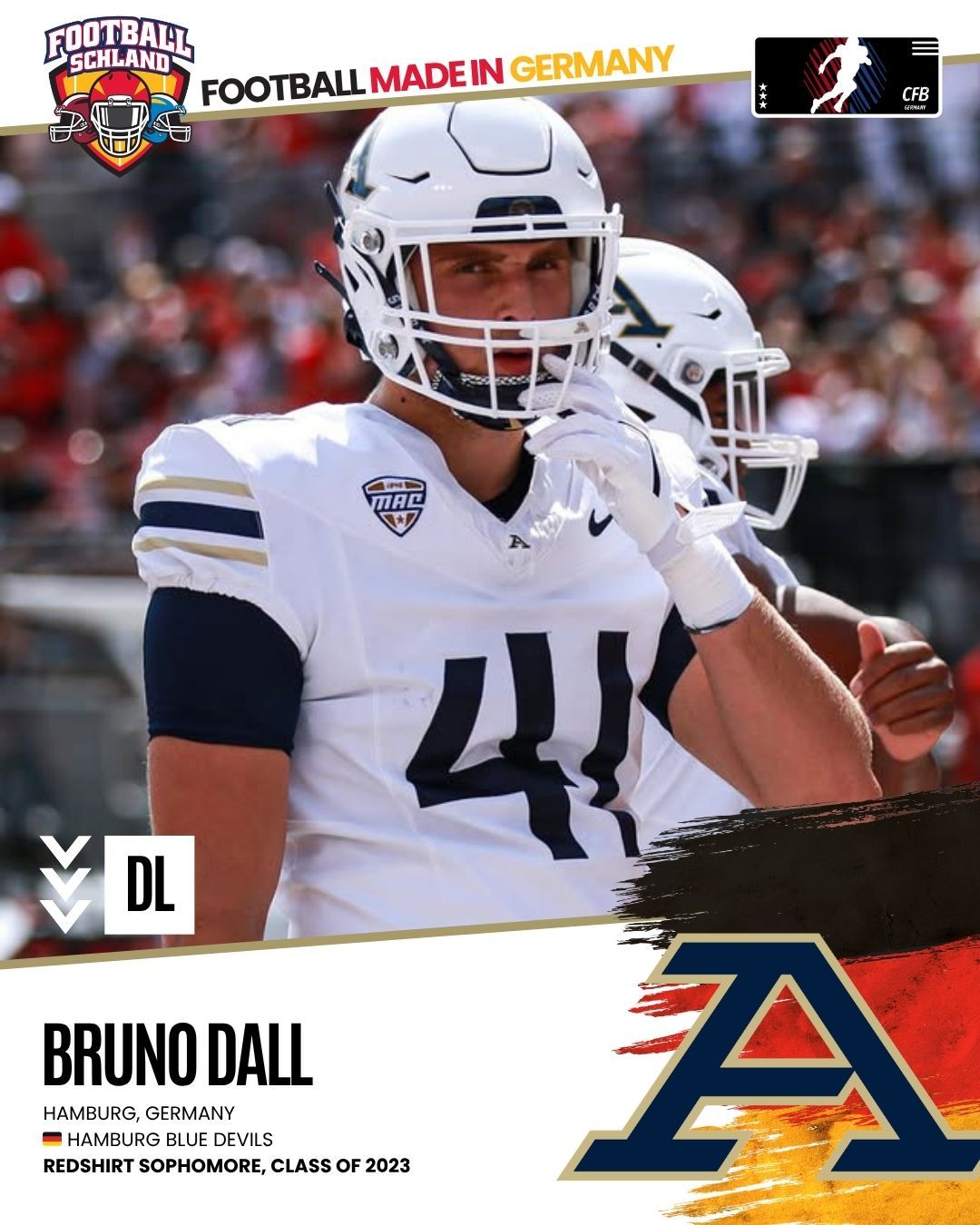 Bruno Dall Spielerkarte