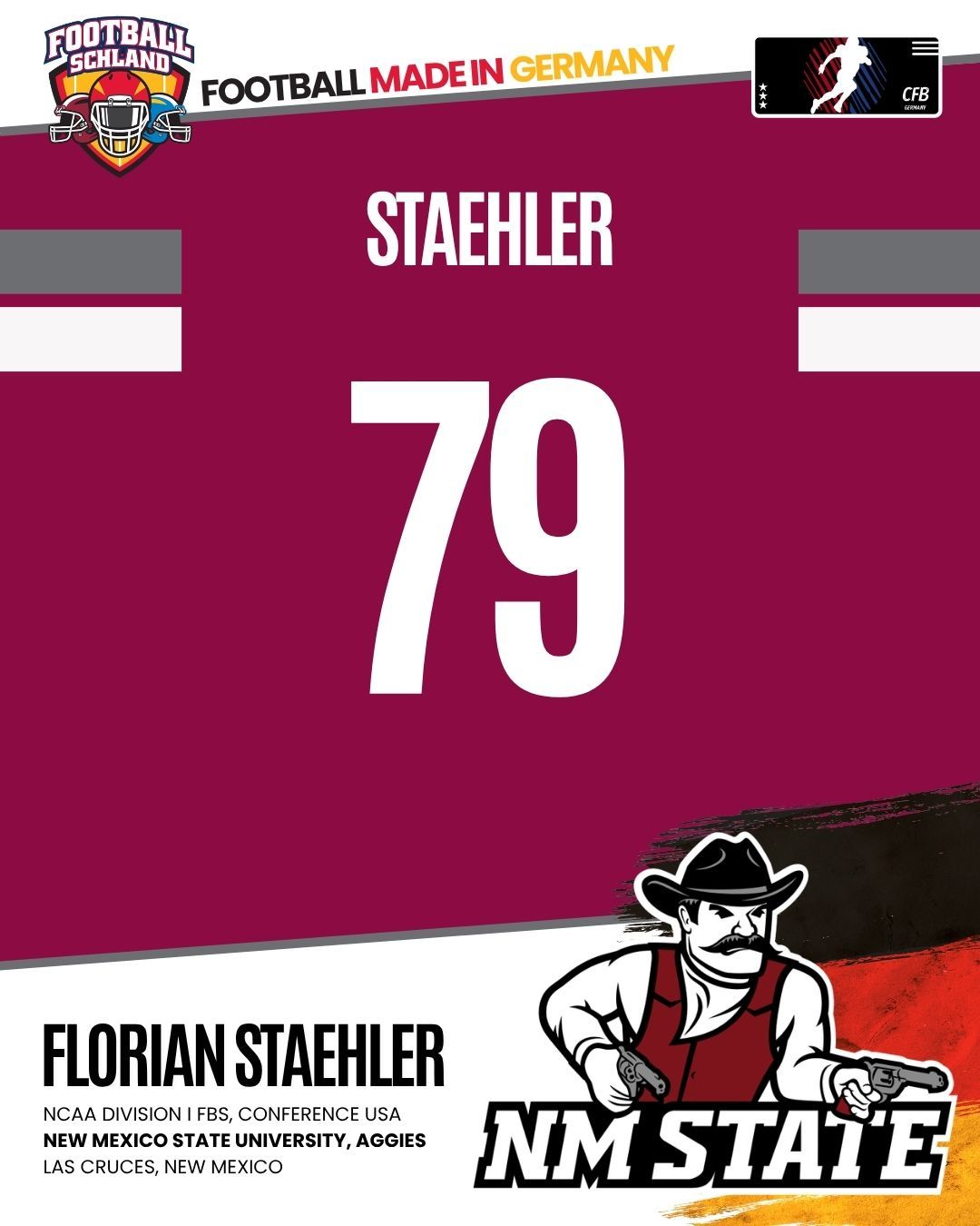 Florian Staehler Spielerkarte