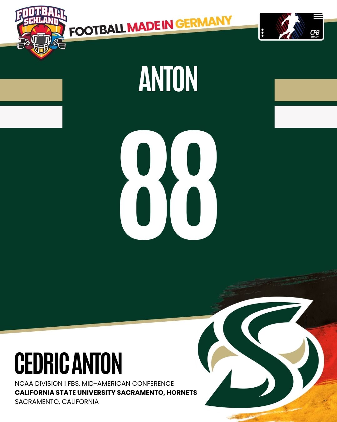 Cedric Anton Spielerkarte