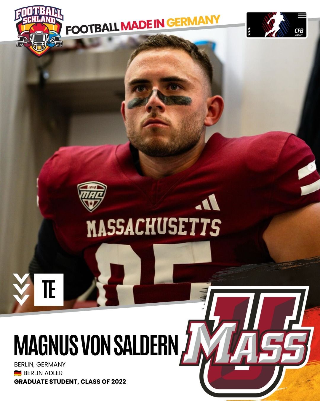 Magnus von Saldern Spielerkarte