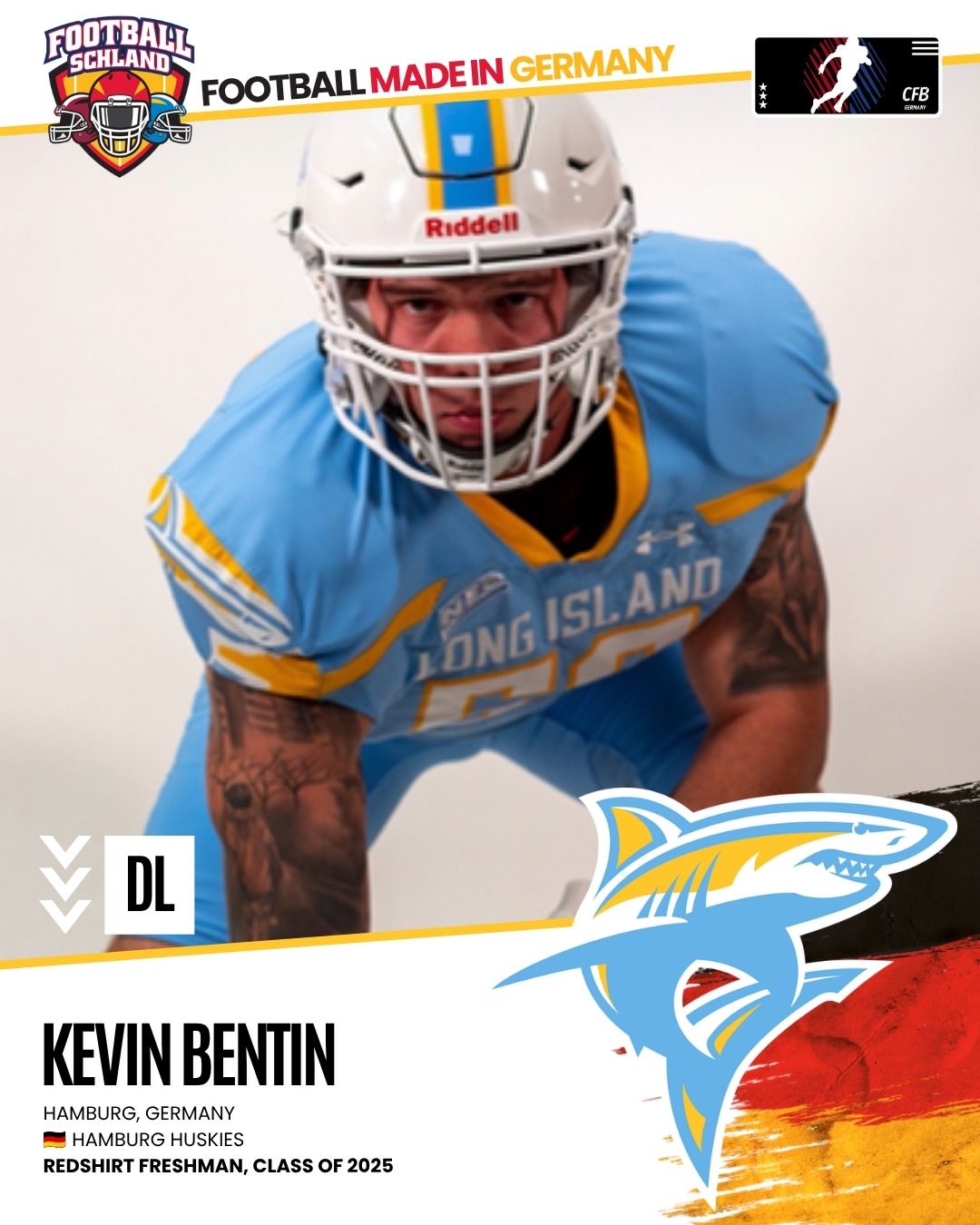 Kevin Bentin Spielerkarte