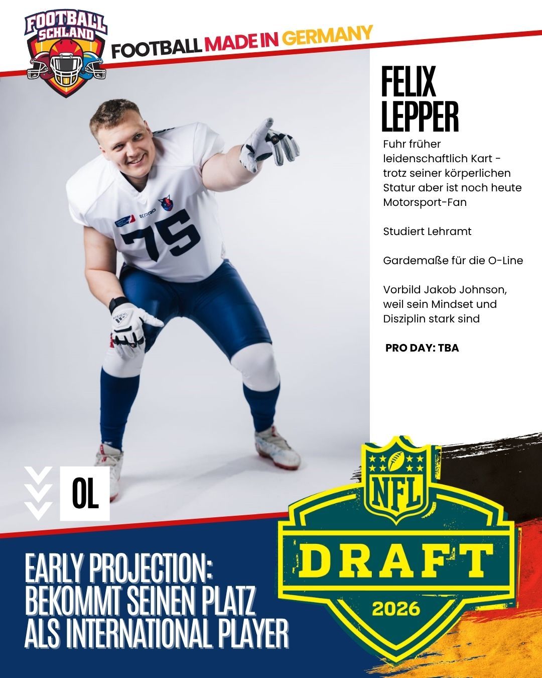 Felix Lepper Spielerkarte