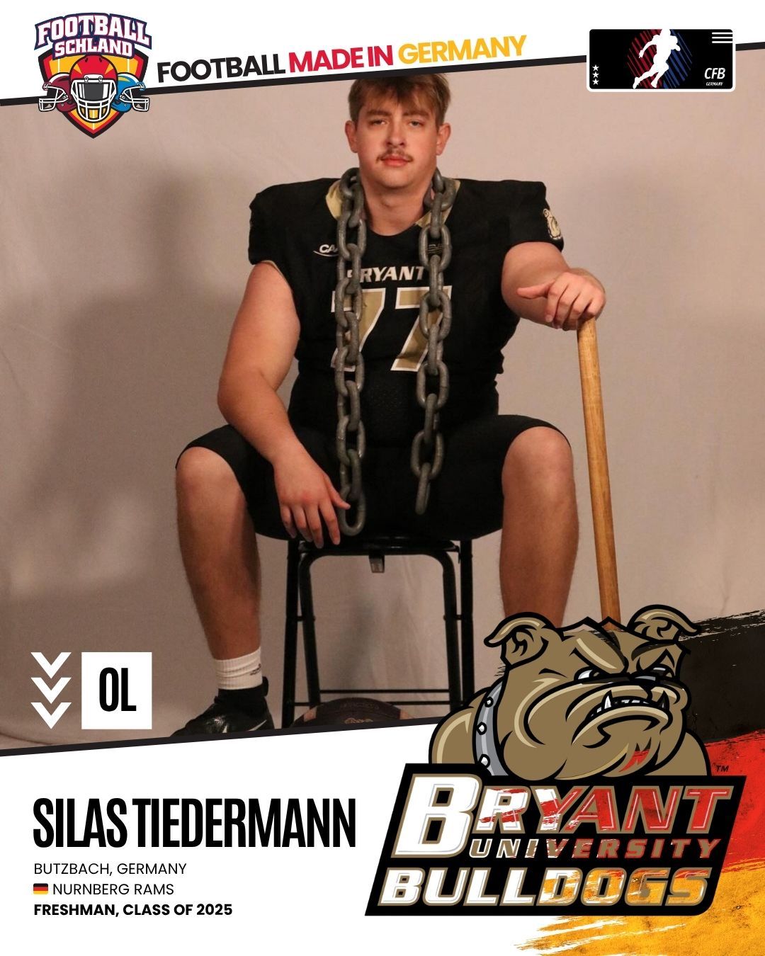 Silas Tiedermann Spielerkarte