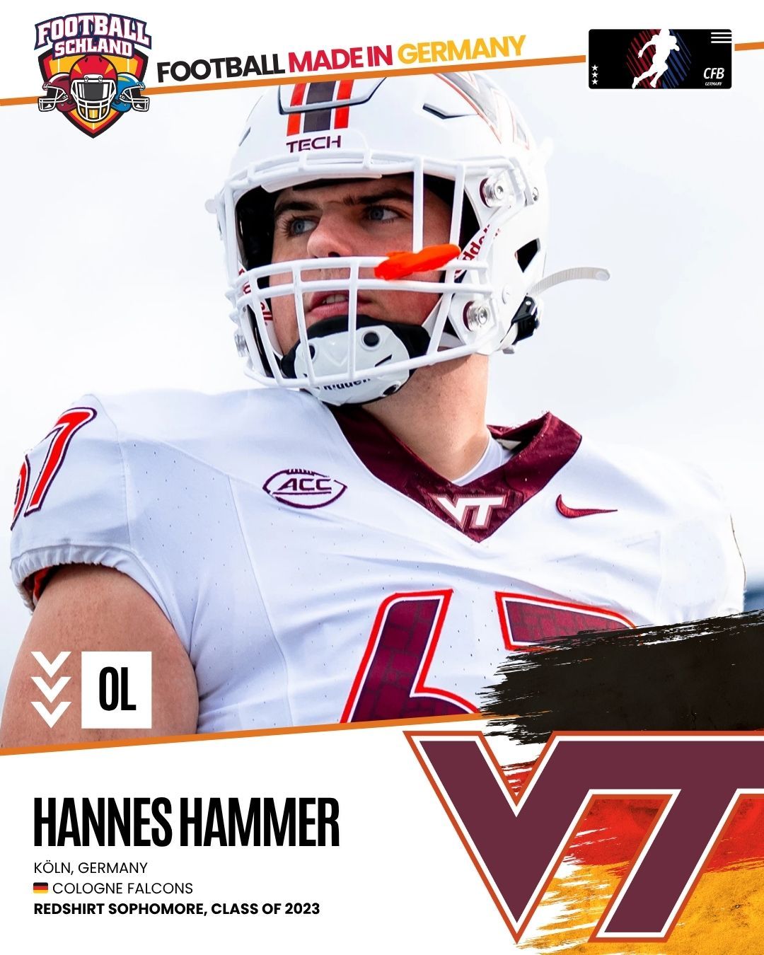 Hannes Hammer Spielerkarte