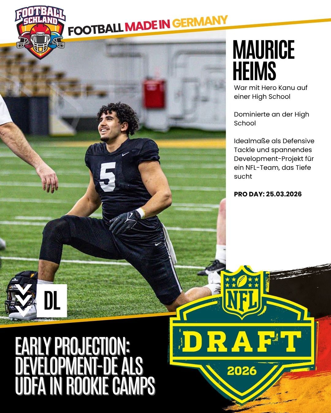 Maurice Heims Spielerkarte