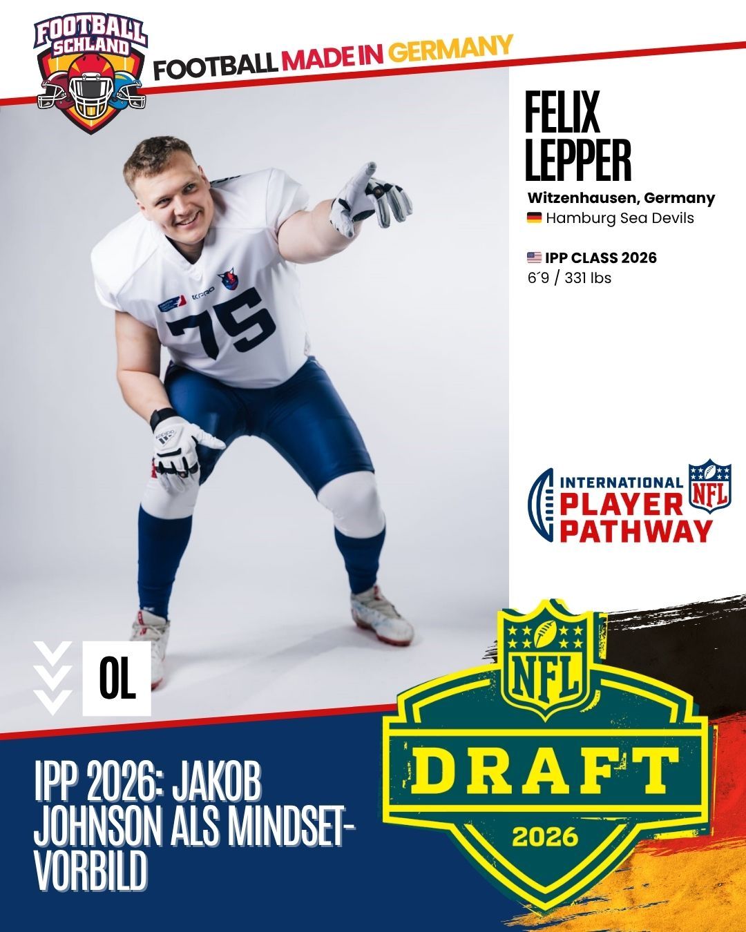 Felix Lepper Spielerkarte