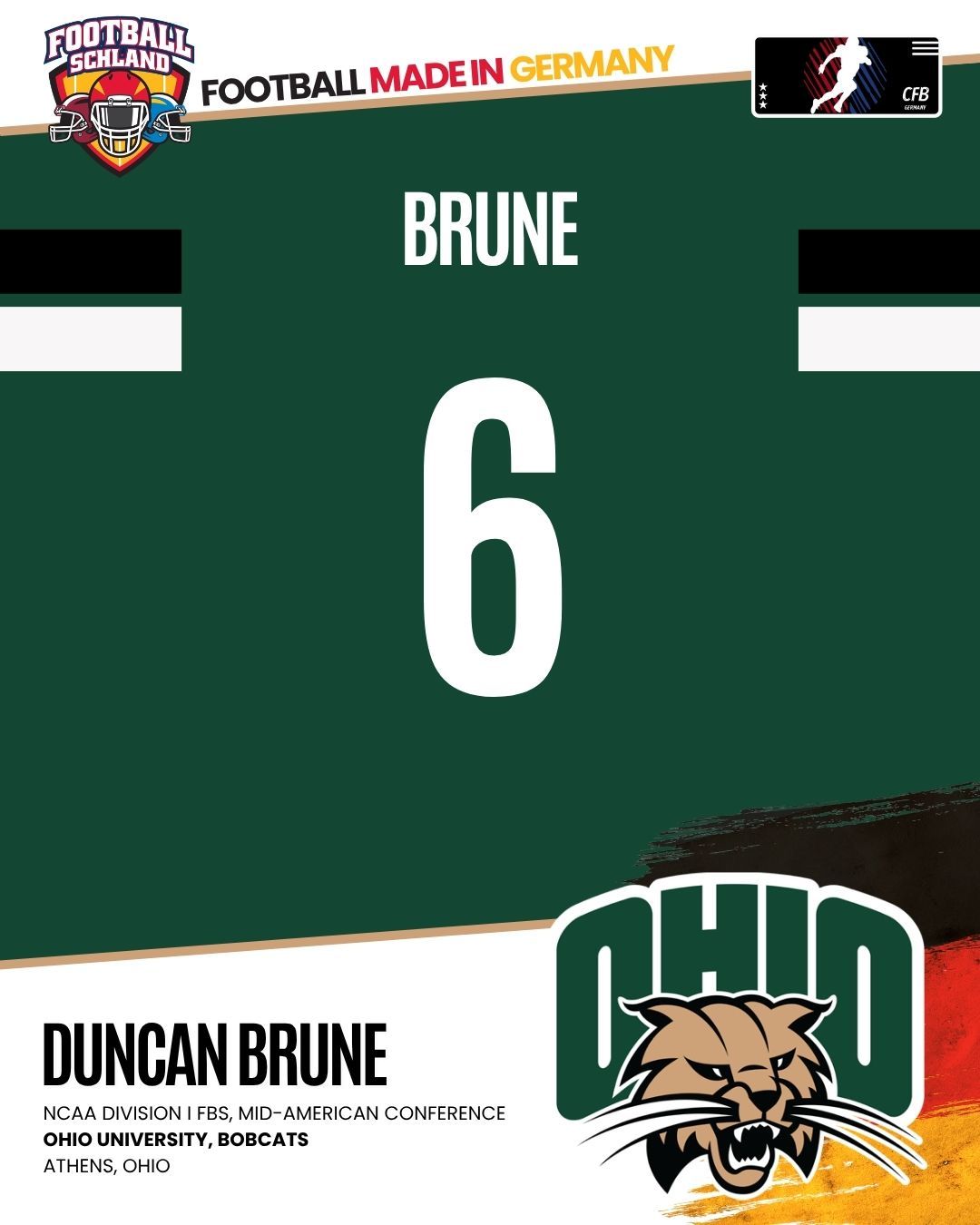 Duncan Brune Spielerkarte