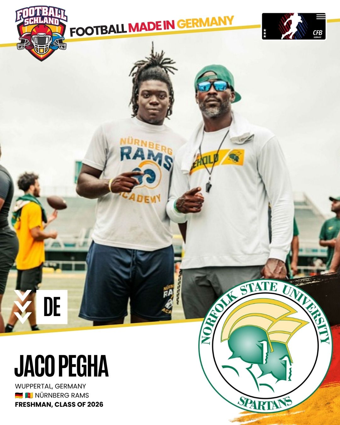 Jaco Pegha Spielerkarte