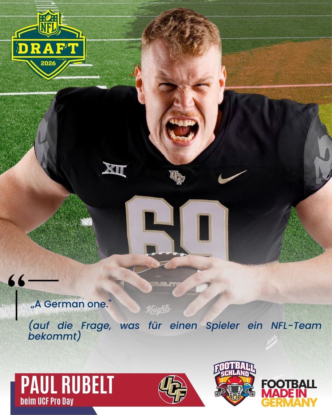 Paul Rubelt Spielerkarte