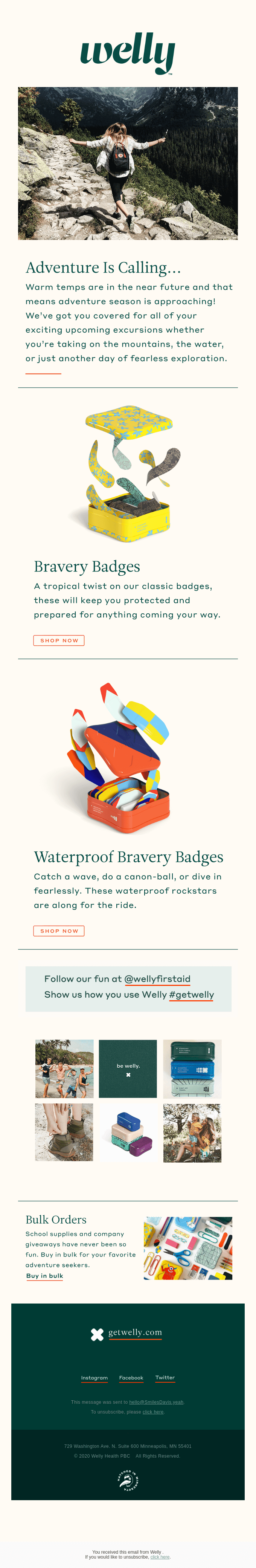 Welly Email Example