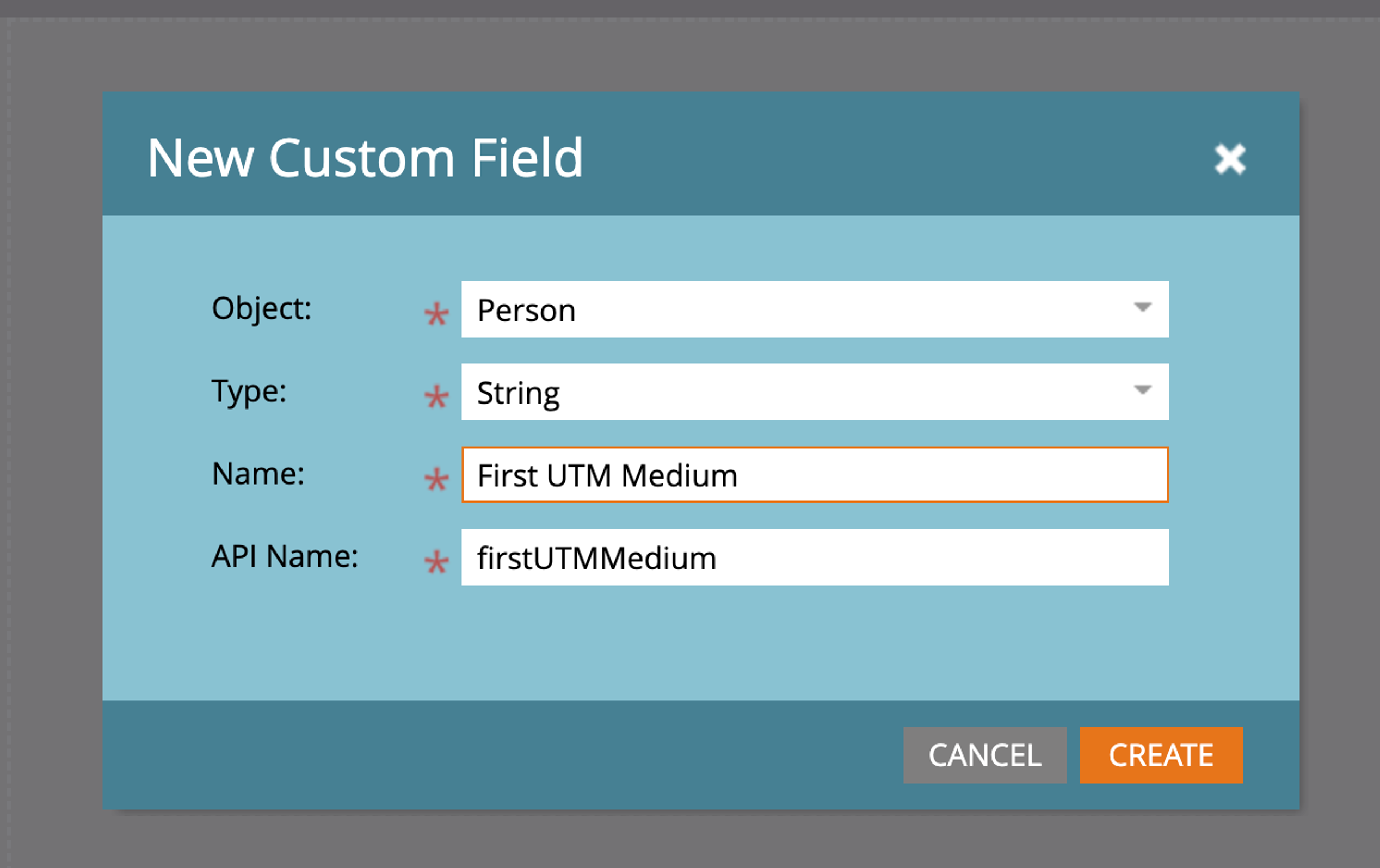 new utm field in marketo