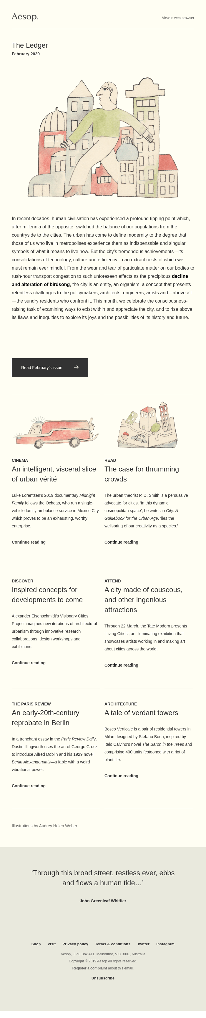 Aesop Email Example